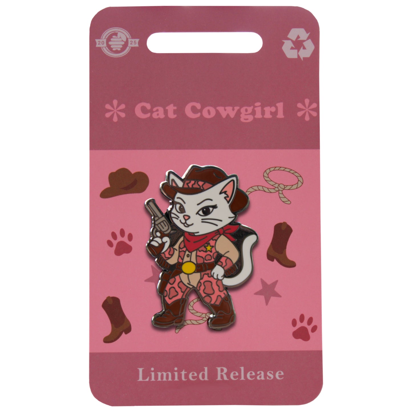 2025 - Cat Cowgirl - Critter Careers - Limited Release Pin
