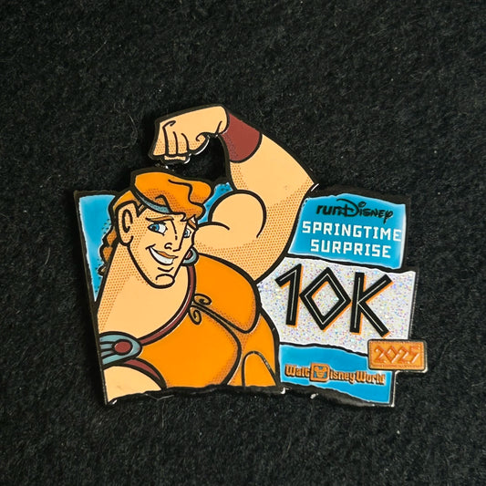 2025 - Hercules - Springtime Surprise - 10k - runDisney - LR - Disney Pin