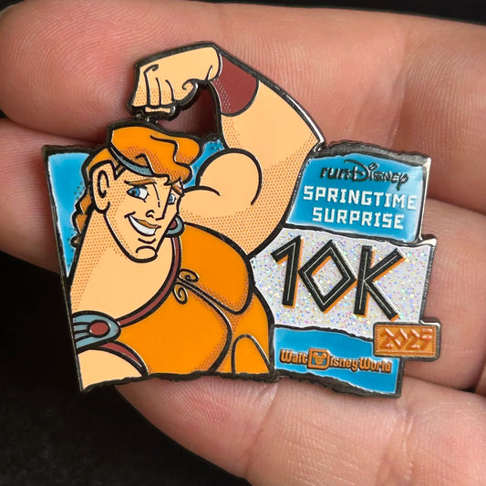 2025 - Hercules - Springtime Surprise - 10k - runDisney - LR - Disney Pin