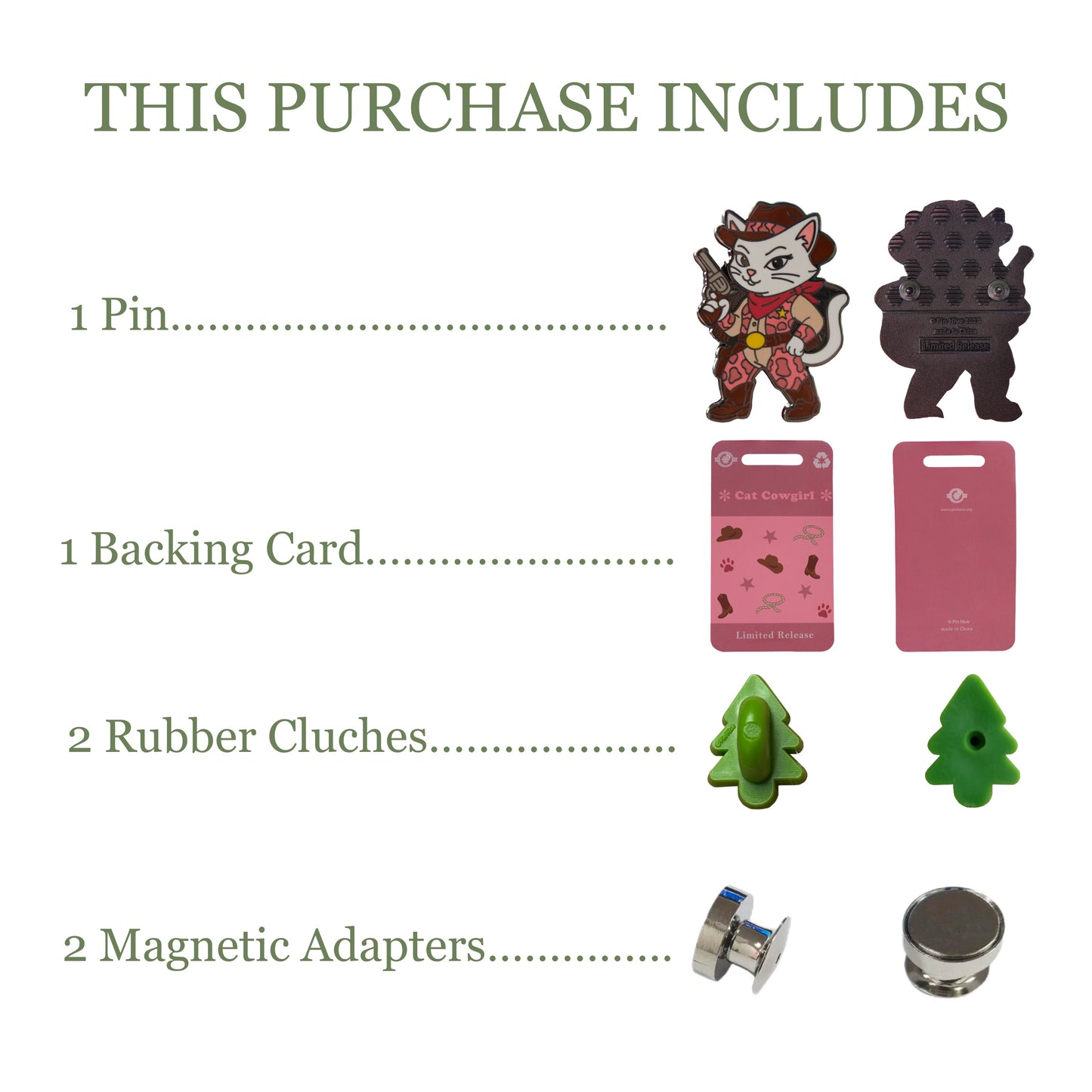 2025 - Cat Cowgirl - Critter Careers - Limited Release Pin
