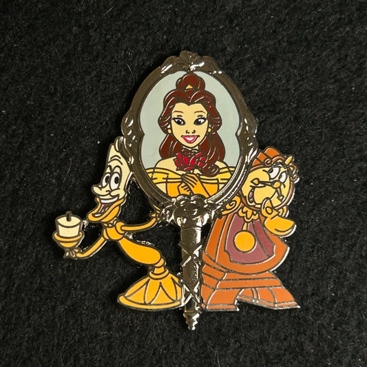 2025 - Belle, Cogsworth, and Lumiere - Beauty and The Beast - Disney Pin