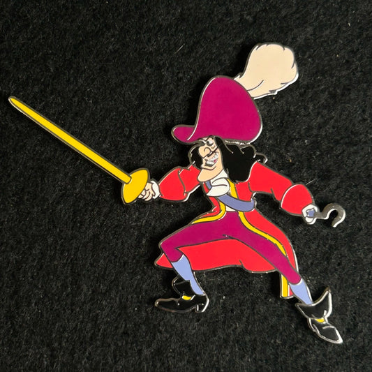 2025 - Captain Hook - Peter Pan - Full Body - Disney Pin