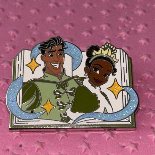 LE Princess and The Frog Tiana and Naveen Book Pin