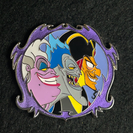 2025 - Ursula, Jafar, and Hades - Villains - Portrait - Disney Pin