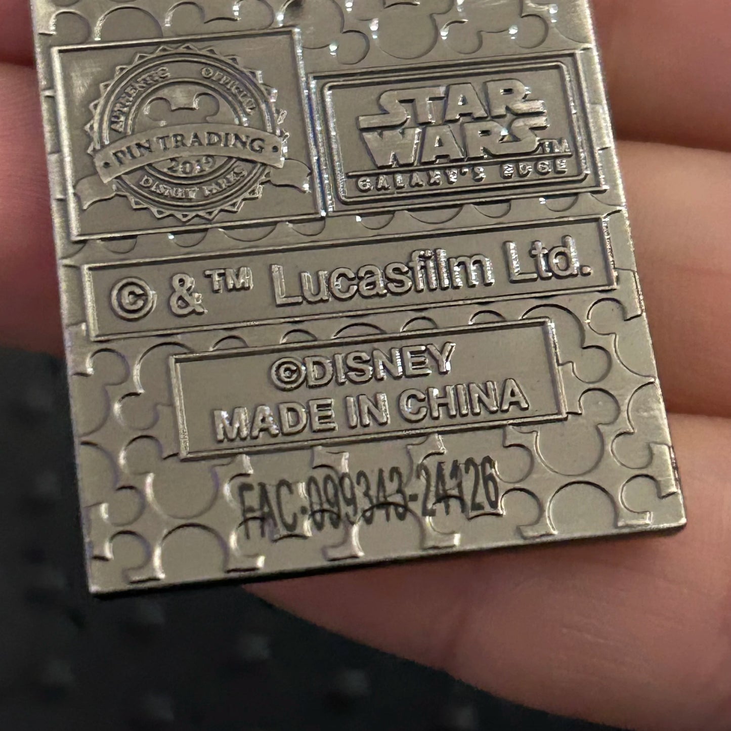 2019 - Debuting at the Cantia - Star Wars - Lucas Films - Disney Pin