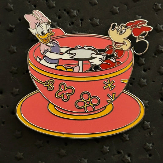 2024 - Minnie Mouse and Daisy Duck - Riding Tea Cups - Disney Pin