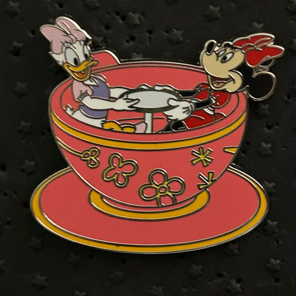 2024 - Minnie Mouse and Daisy Duck - Riding Tea Cups - Disney Pin