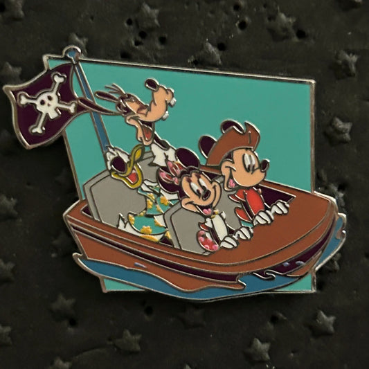 2024 - Mickey, Minnie, Goofy and Donald - Pirates - Play in the Park - Mystery Pin