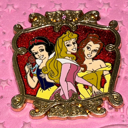 2007 Princesses Pin With Belle, Snow White, and Aurora
