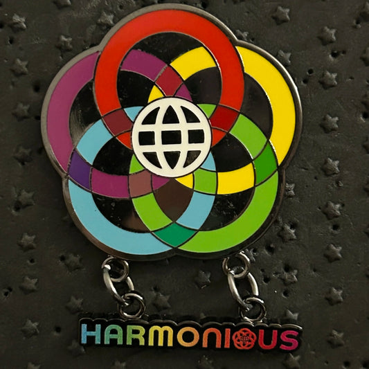 2023 - Harmonious - EPCOT - Rainbow Dangle - Disney Pin