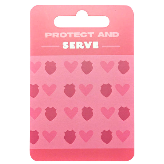 2025 - Protect and Serve - Sassy Policeman - 24 k Gold Plated Pin