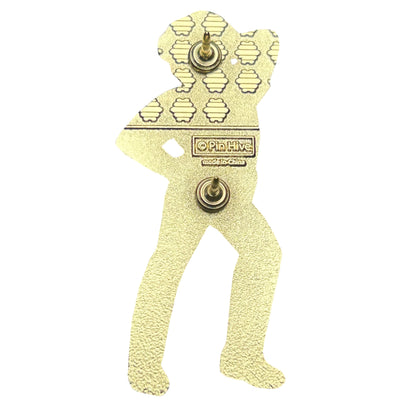 2025 - Protect and Serve - Sassy Policeman - 24 k Gold Plated Pin