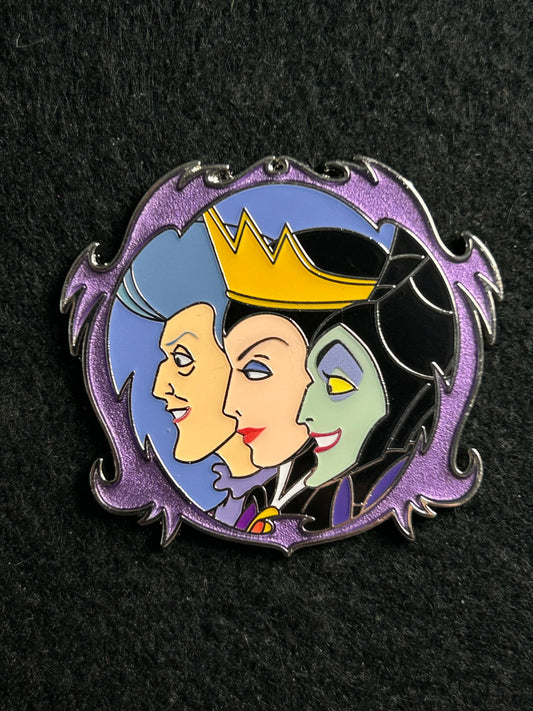 2025 - Princess Villains - Side Portraits - Disney Pin