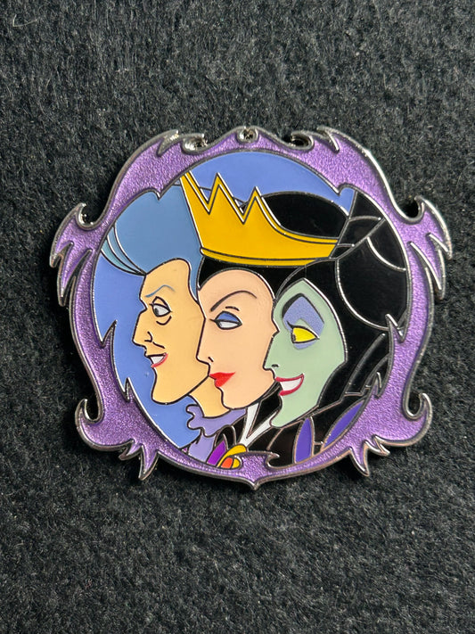 2025 - Princess Villains - Side Portraits - Disney Pin