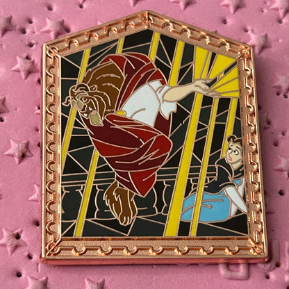 2022 Stained Glass Style Pin Beast Transformation