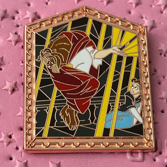 2022 Stained Glass Style Pin Beast Transformation