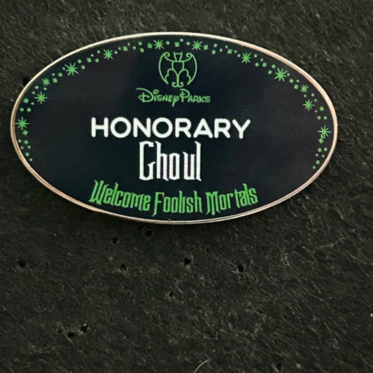 2024 - Haunted Mansion - Welcome Foolish Mortals - Name Tag - Disney Pin