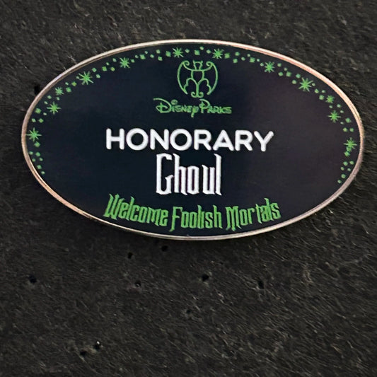2024 - Haunted Mansion - Welcome Foolish Mortals - Name Tag - Disney Pin