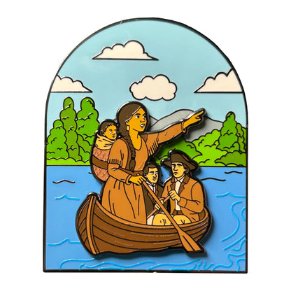 2025 - Sacagawea, Lewis, and Clark - Missouri River  - Historical Series - LE 200 Pin on Pin - Pin Hive Exclusive