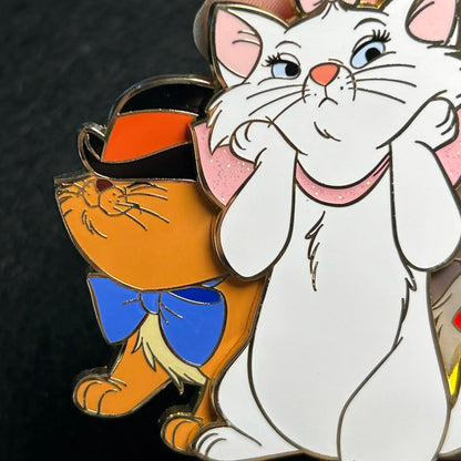 Pink a la Mode - MII - Marie, Berlioz, & Toulouse - LE 300 - Disney Pin
