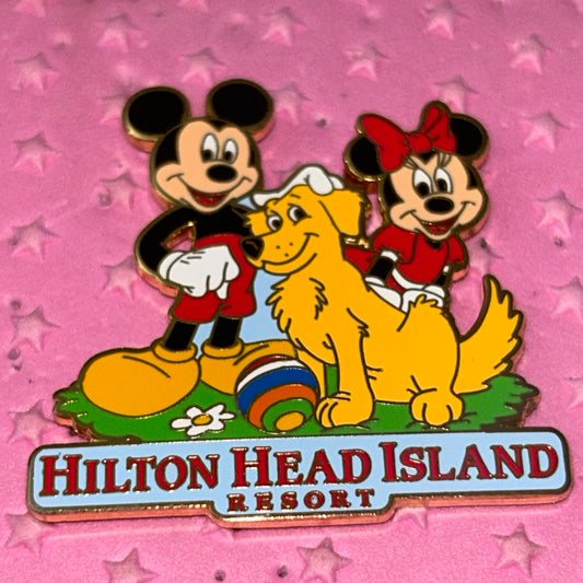 2003 Mickey and Minnie Hilton Head Island Resort pin