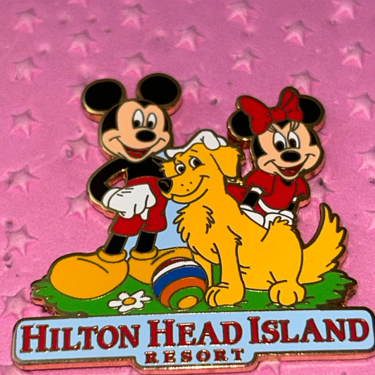 2003 Mickey and Minnie Hilton Head Island Resort pin