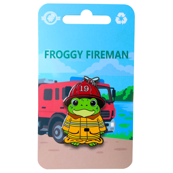 2025 - Froggy Fireman - Critter Careers Pin