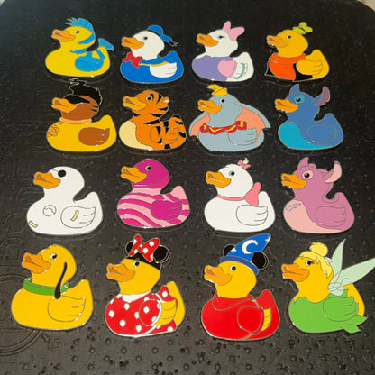 FULL SET - 2025 - Rubber Duck Mystery Series - 16 Disney Pins