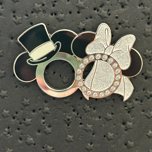 2016 - Mickey and Minnie Mouse - Wedding Rings - Disney Pin