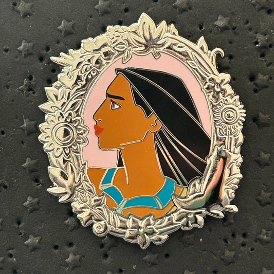 2024 - Pocahontas - Princess - Portrait Series - Side Profile - Disney Pin