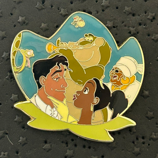 2024 - Princess Tiana, Naveen, Mama Odie, Louie, Ray and Juju the Snake - Disney Pin