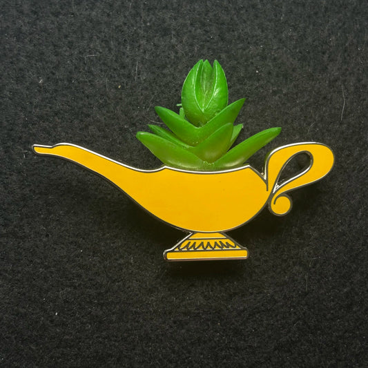 2024 - Genie - Aladdin - 3D - Succulent - Plant - Disney Pin