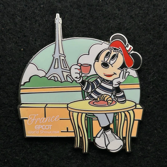 2024 - Minnie Mouse - Drinking Espresso - France - Epcot - Disney Pin