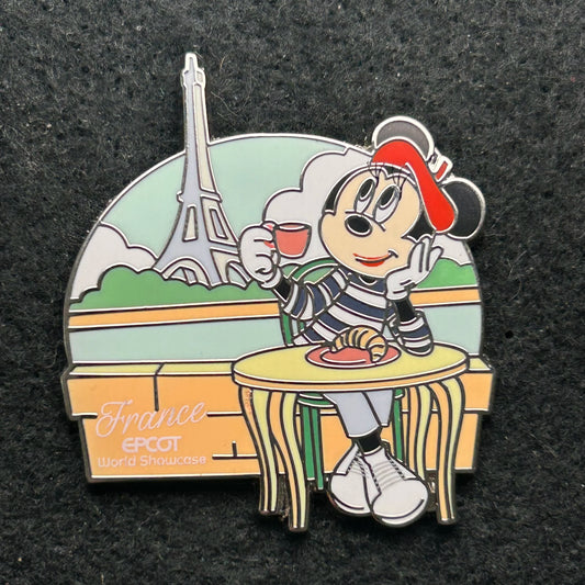 2024 - Minnie Mouse - Drinking Espresso - France - Epcot - Disney Pin