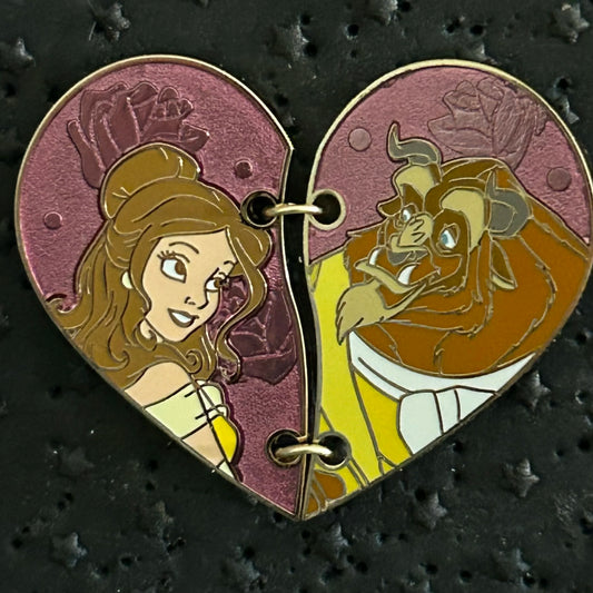2016 - Belle and the Beast - Beauty and the Beast - Heart Shaped - Disney Pin