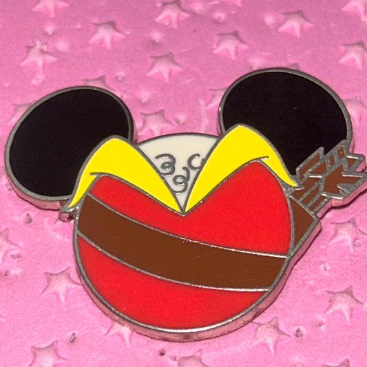 Villain Mickey Ears Gaston Disney Pin