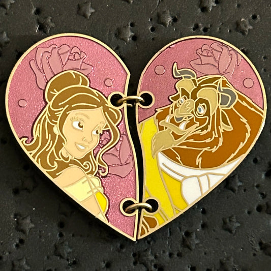 2016 - Belle and the Beast - Beauty and the Beast - Heart Shaped - Disney Pin