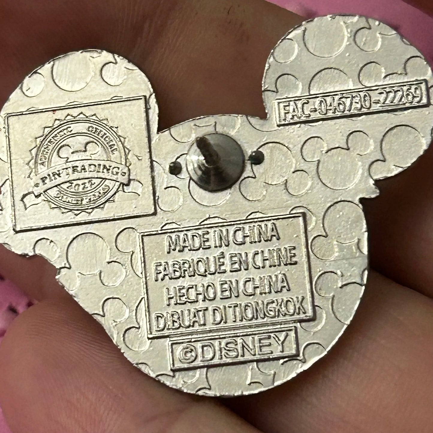 Villain Mickey Ears Gaston Disney Pin