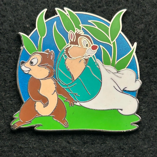 2025 - Chip and Dale - In Sock - In Grass - Disney Pin