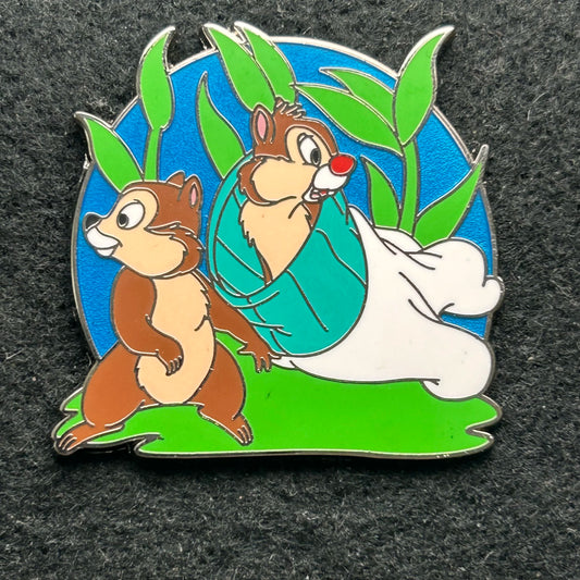 2025 - Chip and Dale - In Sock - In Grass - Disney Pin