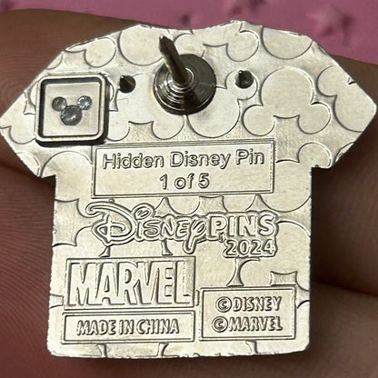 2024 Hidden Disney Captain America Tshirt Pin