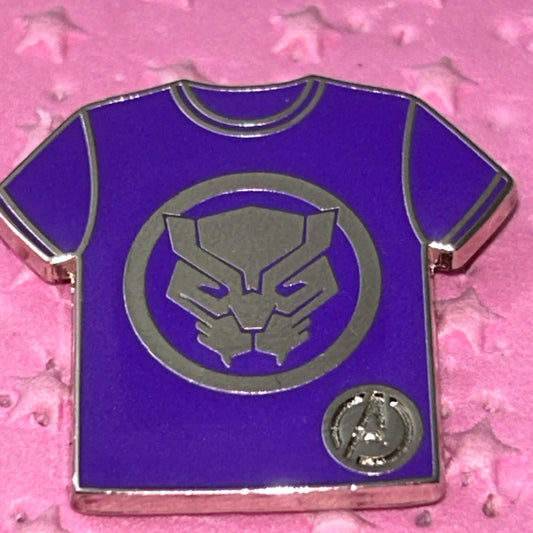 2024 Hidden Disney Black Panther Tshirt Pin
