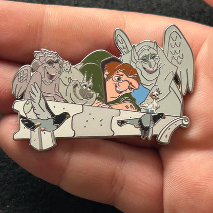 2024 - Quasimodo with Gargoyles and Bird - Disney Pin