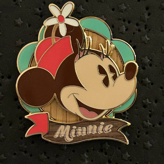 2025 - Minnie Mouse - Wooden Style - Disney Pin on Pin