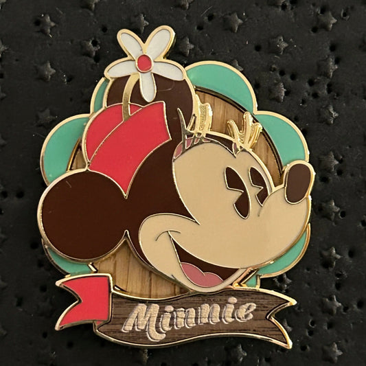 2025 - Minnie Mouse - Wooden Style - Disney Pin on Pin