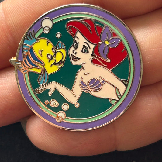 2012 - Ariel and Flounder - Best Friends - Mystery Series - Disney Pin