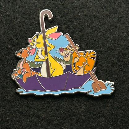 2023 - Rabbit, Kanga, Roo and Tigger - Paddling in Umbrella - Disney Pin
