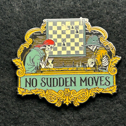 2025 - Skeletons Playing Chess - No Sudden Moves - Pirates of the Caribbean- Disney Pin