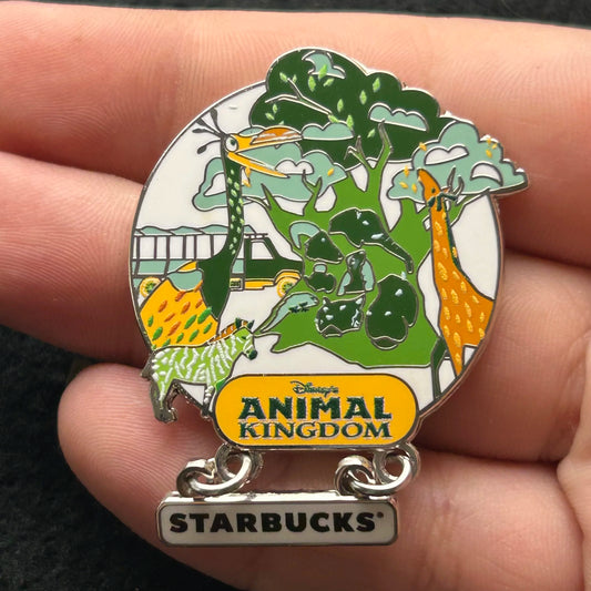 2024 - Kevin from Up, Giraffe and Zebra - DAK -Starbucks - Dangle - Disney Pin