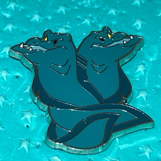 Flotsam and Jetsam Villain Sidekick Pin